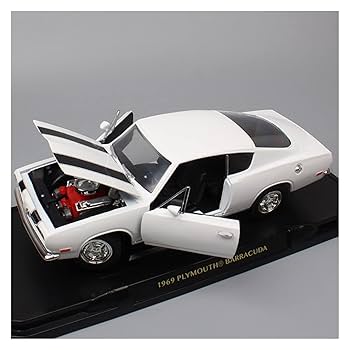1969 Plymouth Barracuda 1/18シルバー　稀少品 1969 plymouth Barracuda Formula S 383 Hard Top by Highway 61